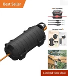 Water-resistant Extension Cord Cover Secure & Stylish Outdoor Safety Box. Fixed Price $10.99.
