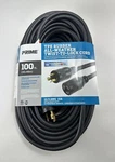 Prime Wire & Cable 12/3 100' Sjeow Tpe Rubber Twist-to-lock Extension Cord. Fixed Price $169.71.