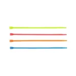 8" Colored Nylon Cable Ties (pack Of 100). Fixed Price $10.63.