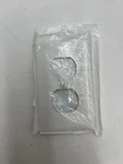 (qty 9) Oem Leviton R52-88003-W 1-GANG White Plastic Wall Plate. Fixed Price $17.49.