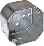 New Lot (6) Raco 167 Metal 4" 2 1/8" Deep Octagon Electrical Boxes 6150775. Fixed Price $21.49.