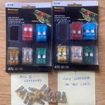 Bussmann Easyid Fuses. Atc-id-sk. Lot Of 67 Fuses: 10A, 15A, 20A, 25A, 30A. Fixed Price $45.00.