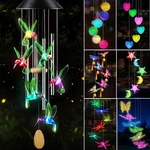Solar Wind Chimes Lights Led Mult-shapes Changing Lamp Garden Home Decor. Fixed Price $10.99.