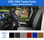 Genuine Neoprene Seat Covers For 2002-2006 Toyota Camry. Fixed Price $270.00.