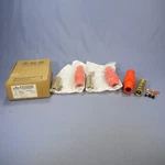 3 Leviton Orange Ect Series Female Cam-type Plugs Set Screw 690A 600V 17D24-O. Fixed Price $137.74.