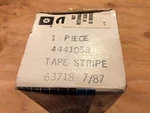 Dodge Plymouth Chrysler Nos Mopar Body Tape Stripe Kit 4441053 (7-87). Fixed Price $45.00.