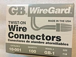 Gb Electrical 10-001 Wire Connectors Gray Lot Of (2 X 100). Fixed Price $18.99.