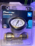 Sharkbite Max 3/4 In. Push-to-connect Brass Tee W/ Water Pressure Gauge UR24438A. Fixed Price $31.20.