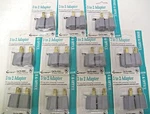 (11 Sets Of 2) Coleman Cable 09901 3 To Adapters For 15 Amp 125 Volt Cords. Fixed Price $22.95.