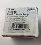 (qty 2) Mars 19167 Hvac Potential Relay Continuous Coil Voltage 420 Max 328. Fixed Price $30.76.