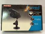 First Alert Day/night Wired Security Camera Model P-520 Indoor/outdoor Audio/vid. Fixed Price $40.00.