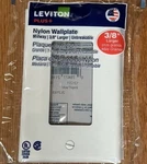Leviton Plus+ (1PACK) Midway Size Nylon Rocker Wallplate-white 52-PJ26-WM 1-GANG. Fixed Price $7.79.