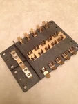Block Boat Car Truck 10 Gang W/ Common Ground Or Hot Awg Glass Fuses Brass. Fixed Price $18.95.