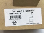 Wac HM1-101-PT/PT FLEXRAIL1 Track Fixture Platinum With GU10-EXN 50W Bulb. Fixed Price $35.00.