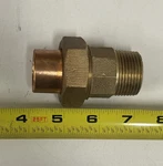 1 In. Nibco Fitting Union X - Cast Solder Cup And Male Npt Threads. Fixed Price $22.95.