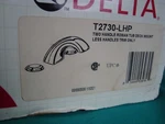 Delta T2730-LHP Roman Tub Deck Mount Spout Less Handles Trim Only. Fixed Price $40.00.