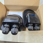 2 Pack IP68 Waterproof Solar Cable Entry Gland By Restmo (new). Fixed Price $9.99.