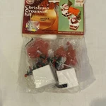 Walco Vintage Santa Visit Christmas Ornament Kit Sequins Push Pins Sealed Nos. Fixed Price $33.00.