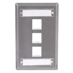 Hubbell Premise Wiring SSFL13 Plate, Ports, Gray. Fixed Price $24.85.