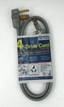 Dryer Power Cord Petra 90-1020 Wire 30 Amp Feet 4' Ft. Fixed Price $13.95.