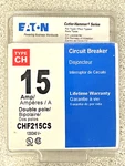 New Eaton Cutler Hammer Amp Pole Circuit Breaker 120/240V CHF215CS. Fixed Price $27.95.