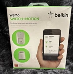 Belkin Wemo Switch +motion Iphone Home Remote & Sensor Wi-fi W/app Nib. Fixed Price $15.99.