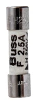 Jandorf Gda 2.5 Amps Fast Acting Fuse Pk. Fixed Price $12.32.