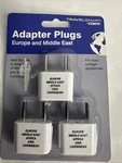 New Travelsmart By Conair International Adapter Plugs Europe & Middle East. Fixed Price $12.98.