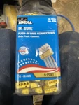 Ideal 30-1034J In-sure Push-in Wire Connector Model 34, 4-PORT Yellow, 200/JAR. Fixed Price $15.00.