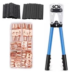 Copper Lugs Ring Terminals Bare Battery Welding Crimp Wire Connectors Kit Set. Fixed Price $37.97.