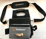 Southwire Tool Bag Electrician Shoulder Pouch Carrier Black And Gray Nylon. Fixed Price $30.00.