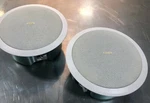 Extron Electronics Si 3CT Lp 8", White Full-range Ceiling Speakers (pair). Fixed Price $40.00.