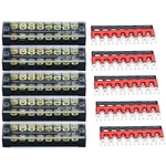 Urbest 5PCS Terminal Block Barrier Strip 600V 25A Dual Row 12 Position Screw .... Fixed Price $22.07.