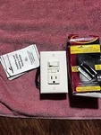 Cooper Shocksentry Gfci Combination Switch Outlet White 15A Tamper Resistant. Fixed Price $17.99.