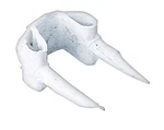 Gardner Bender MSW-1540 Steel White Sharp Point Insulated Cable Staple 1/8 In.. Fixed Price $7.27.
