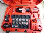 Milwaukee 600 Mcm Crimper Cat# 2679-22 Crimping Tool With Die Kit. Fixed Price $2799.99.