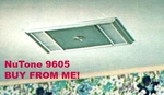 Nutone Vintage Mid-century Heat-a-vent Heater Fan Classic Bathroom New Nos 9605N. Fixed Price $629.95.