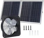 1200CFM Solar Fan Kit, 30W Foldable Panel & 14" Steel Dc For Attic/rv. Fixed Price $69.99.