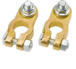 Universal Brass Battery Connectors, Top Post Terminals.... Fixed Price $10.61.