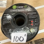 Gearit 12 Awg Conductor Speaker Wire (100 Ft) Measured. Fixed Price $38.00.