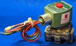 Asco Red-hat Shutoff Valve Cat No. 8215G10 3/8" Pipe 11.6 Watts 25 Psi. Fixed Price $80.00.