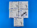 New Eaton FAZ-C1/1-SP, FAZ-C2/1-SP, FAZ-C3, FAZ-C5, FAZ-C10 Circuit Breakers Lot. Fixed Price $100.00.
