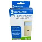 Intermatic Ios-dov-nl-iv Pir Motion Sensor Switch Night Light 120V Ivory New. Fixed Price $19.99.