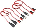 Hcfeng Usb Alligator Clip Adapter Cable Jumper Red/black. Fixed Price $13.05.