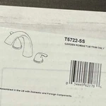Delta T5722-SS Classic Deck Mounted Roman Tub Filler Trim, Brilliance Stainless. Fixed Price $225.00.