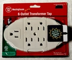 Westinghouse Transformer Wall Adapter 6 Grounded Outlets Indoor Nip. Fixed Price $14.99.