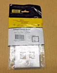 New Hubbell SSF14 Single Gang Face Plate Jack Stainless Steel (11 Available). Fixed Price $8.50.