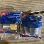 (2) Leviton 515CA-000 Yellow Commercial Armored Ground/straight Blade Connector. Fixed Price $13.99.