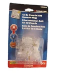 Monster 140166-00 Category 5E Crimp-on RJ45 Connector Plugs, 8 Position. Fixed Price $5.99.
