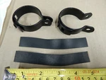 2 Piece Clamp W Rubber Fairing Mount Bracket Motorcycle Custom 1 3/4 Black Pr!. Fixed Price $14.99.